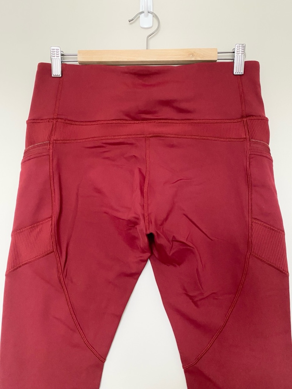 Lululemon Keep The Fleece Tight 28” in Dark Red Sz 10 - Picture 8 of 16